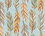 Into The Wild Feather Stripe by Elizabeth Todd from Springs Creative Fabric