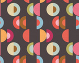 Retro Life - Displaced Circles by Lisa Redhead from Dandelion Fabric and Co.