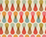 Retro Life - Drops by Lisa Redhead from Dandelion Fabric and Co.
