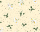 Bramble Patch - Daisy Toss Soft Yellow from Maywood Studio Fabric
