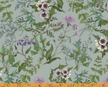 Secret Garden - Herbarium Flora Slate by Hackney and Co. from Windham Fabrics