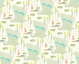 Flora and Fauna - Wetlands Fog by Patty Sloniger from Andover Fabrics