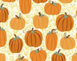Fall Harvest - Pumpkins Orange from Paintbrush Studio Fabrics