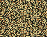ABC - Leopard Yellow from Makower UK  Fabric