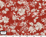 Life Is Better On The Farm - Country Floral Red from Michael Miller Fabric