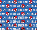 Spider Man IV - Logo Face Blue from Camelot Fabrics