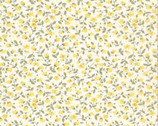 Petite Fleurs - Little Floral Toss Yellow by Sevenberry from Robert Kaufman Fabrics