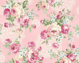 Ruru Bouquet - Rose Waltz Pink from Quilt Gate Fabric