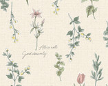 Ulzzang Girly - Plant Sprigs Natural from Cosmo Fabric