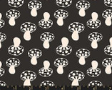 Honey - Mushrooms Soft Black RS4058 15 by Alexia Abegg from Ruby Star Society Fabric