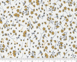 Midnight In The Garden - Floral Posies Gold 43123 11 by Sweetfire Road from Moda Fabrics