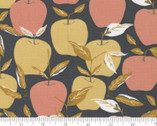 Midnight In The Garden - Apples Charcoal 43121 13 by Sweetfire Road from Moda Fabrics