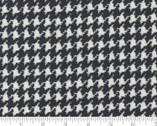 Yuletide Gatherings FLANNEL - Houndstooth Check Coal 49143 15F from Moda Fabrics
