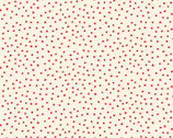 Say It With A Stitch - Red Dots Cream by Mandy Shaw from Henry Glass Fabric