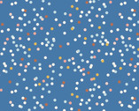 Woodland Hideaway - Confetti Dots Blue from P & B Textiles Fabric
