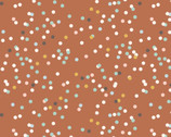 Woodland Hideaway - Confetti Dots Brownish Orange from P & B Textiles Fabric
