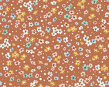 Woodland Hideaway - Flower Patch Brownish Orange from P & B Textiles Fabric