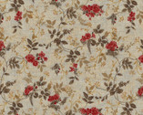 Calm - Floral Tan from Elite Fabric