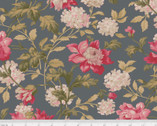Belles Pivoines - Large Floral Grey from P & B Textiles Fabric