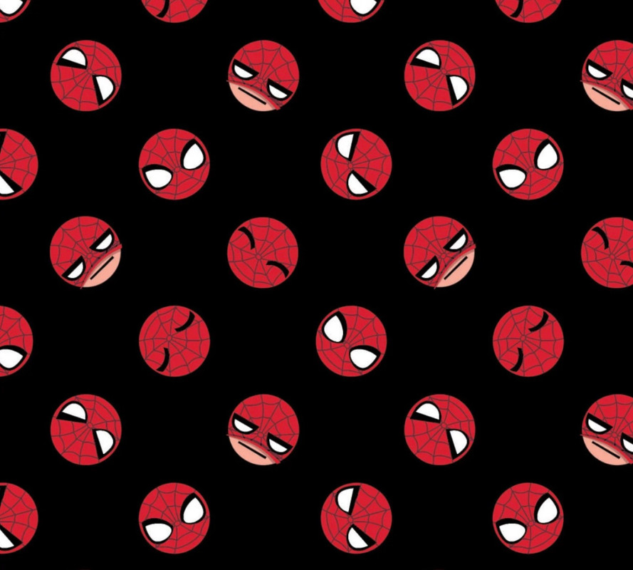 Spider Man - Emoji Black from Camelot Fabrics - JAQS Fabrics