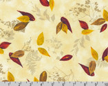 Sienna - Leaves Flax Beige from Robert Kaufman Fabrics
