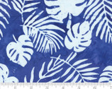 Beach Batiks - Tropical Leaves Dk Blue 4362 16 from Moda Fabrics