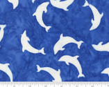 Beach Batiks - Dolphins Dk Blue 4362 14 from Moda Fabrics