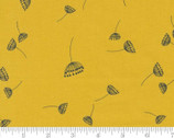 Filigree - Dandelions Florals Saffron Yellow 1811 14 by Zen Chic from Moda Fabrics