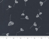Filigree - Dandelions Florals Black 1811 23 by Zen Chic from Moda Fabrics