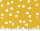 Filigree - Dottie Dots Saffron Yellow 1813 13 by Zen Chic from Moda Fabrics