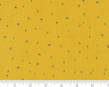 Filigree - Stroklettes Saffron Yellow 1814 14 by Zen Chic from Moda Fabrics