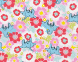 Dr. Seuss Horton Kindness - Elephant Pink from Robert Kaufman Fabrics