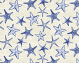 Vitamin Sea - Starfish Cream from Michael Miller Fabric