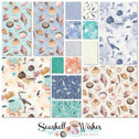 Seashell Wishes - 5 Inch Charms Charm Pack from Clothworks Fabric