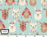 Llama Fiesta MINKY - Llama Cloud from Michael Miller Fabric