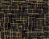 Quilter’s Linen Metallic - Black from Robert Kaufman Fabrics