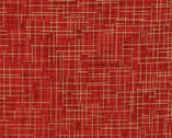 Quilter’s Linen Metallic - Crimson from Robert Kaufman Fabrics