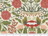Meadowmere Metallic - Damask Floral Natural 48360 31M by Gingiber from Moda Fabrics