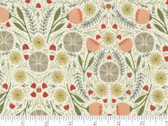 Meadowmere Metallic - Florals Natural 48361 31M by Gingiber from Moda Fabrics