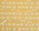 Kiyohara Giraffe Seersucker - ECB-11 Yellow by Mico Ogura