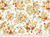 Foxy - Fox and Friends White by Vivian Yiwing from Windham Fabrics