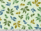 Cozy Outdoors FLANNEL - Leaves Sprigs Leaf Green from Robert Kaufman Fabrics