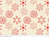Adel in Winter - Snowflakes Cream by Sandy Gervais from Riley Blake Fabric