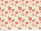 Adel in Winter - Poinsettias Cream by Sandy Gervais from Riley Blake Fabric