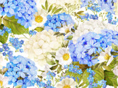 Periwinkle Spring - Packed Floral by Jason Yenter from In The Beginning Fabric