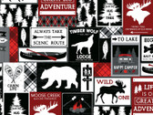 Great Outdoors - Cabin Life Collage Multi from Kanvas Studio Fabric