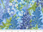 Wild Blossoms - Bluebonnets Florals 48732 23 Mist Blue from Moda Fabrics
