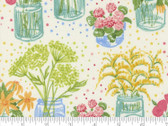 Wild Blossoms - Jars Florals 48734 11 Cream from Moda Fabrics