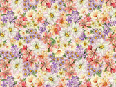Songs of the Flower Fairies - Garden of Fairies Pink Floral from Michael Miller Fabric
