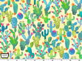 La Vida Loca - Cactus Garden Yellow from Michael Miller Fabric